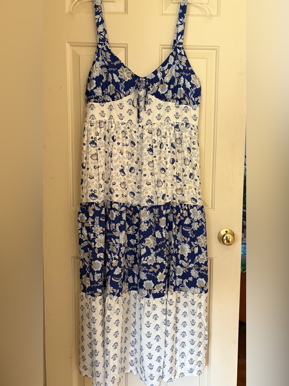 Perch by Blu Pepper Floral Tiered Maxi Dress NWOT, Size 2x